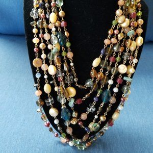 Lia Sophia 7-Strand Necklace - NWT